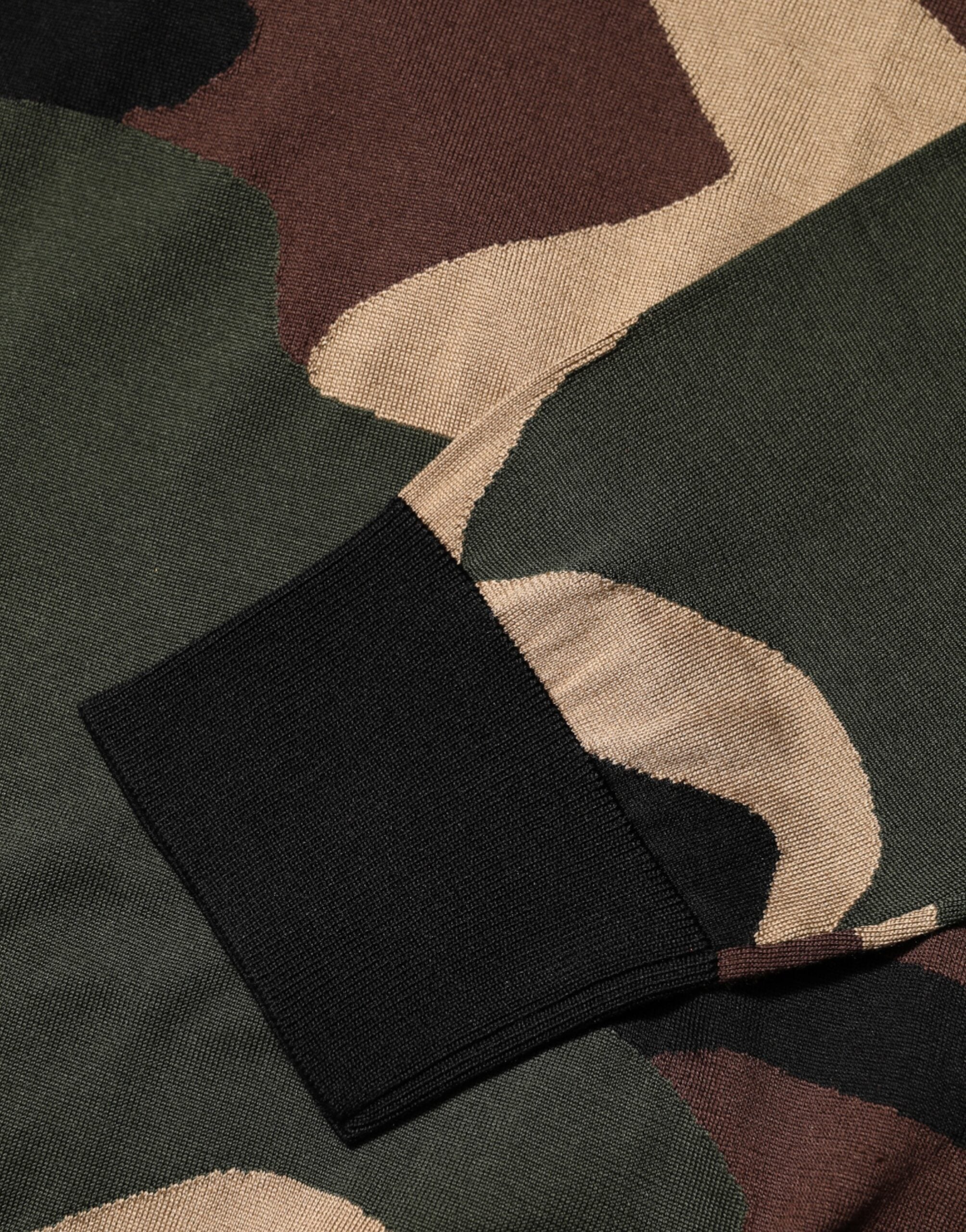 Multicolor Camouflage Sweater — Multicolor