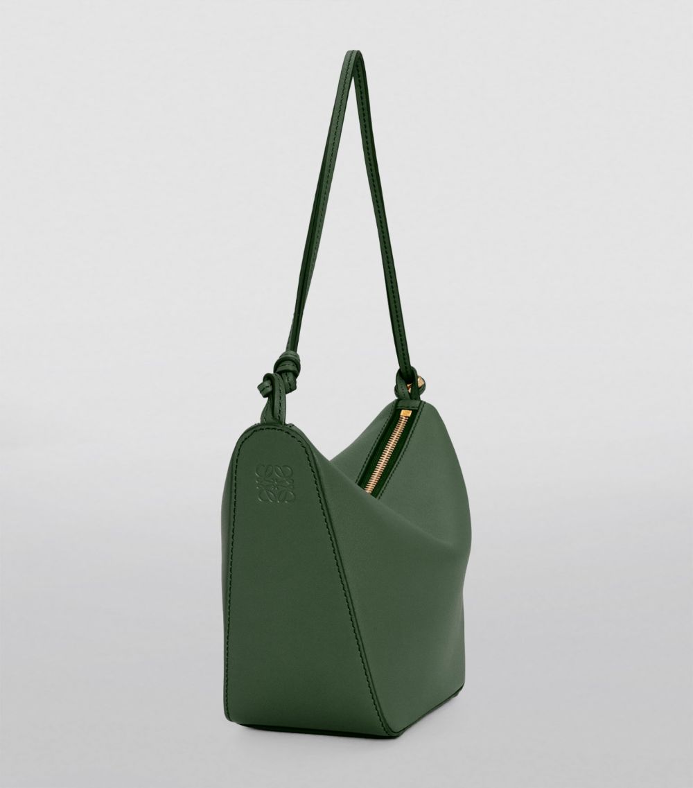 Mini Leather Hammock Hobo Bag