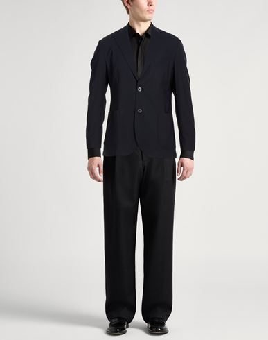 Man Blazer Midnight blue Size 40 Virgin Wool, Elastane