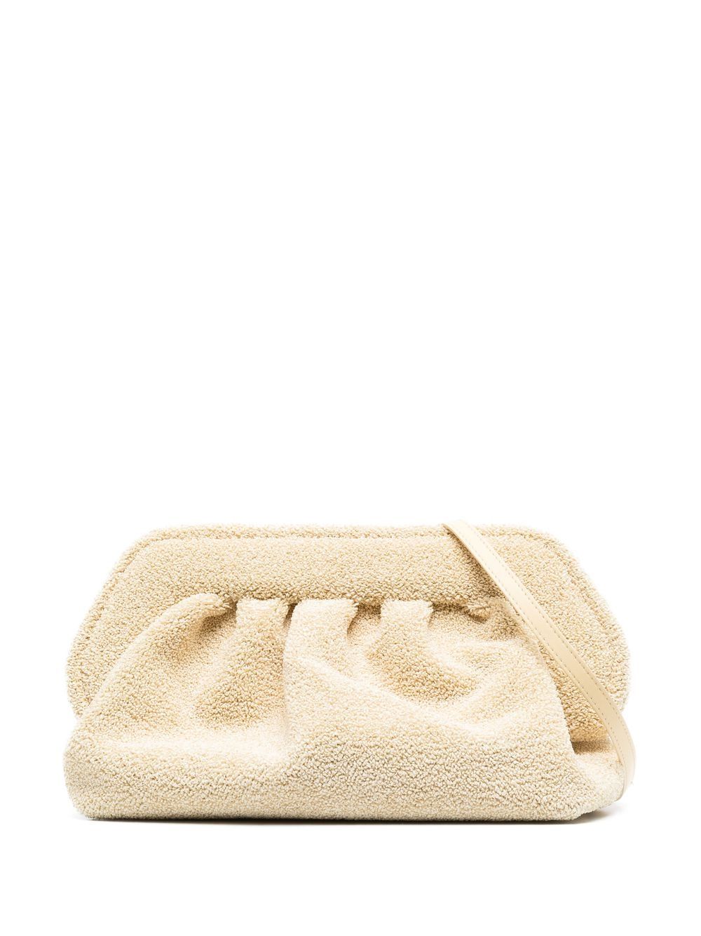 Re-fur clutch bag - Yellow