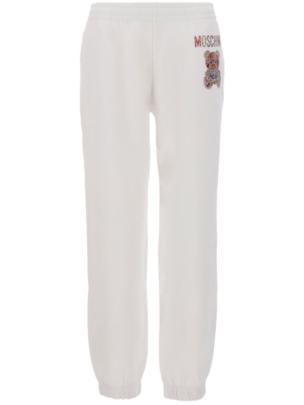 Cotton track pants - White