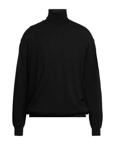 Man Turtleneck Black Size 50 Virgin Wool