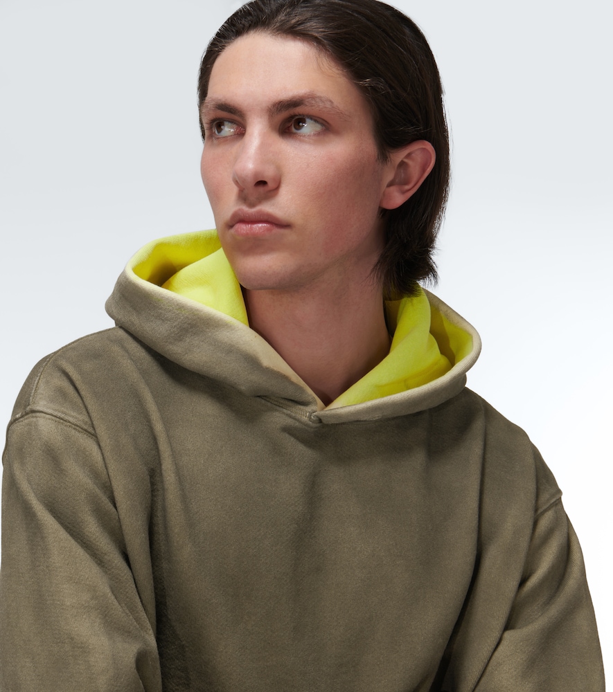 Last Nights cotton jersey hoodie