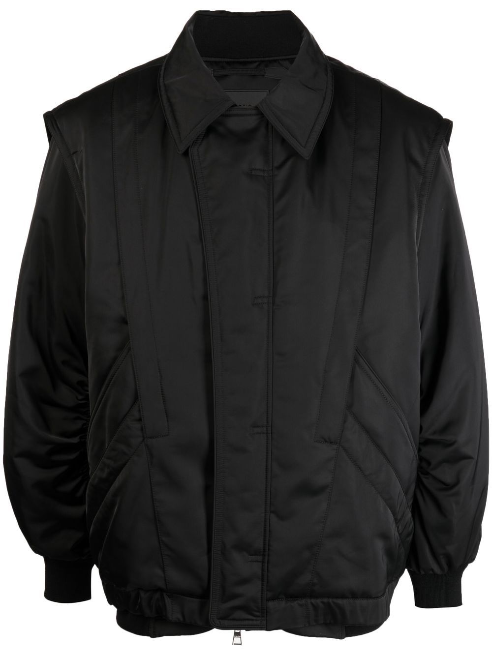 MA-1 double-layered bomber jacket - Black