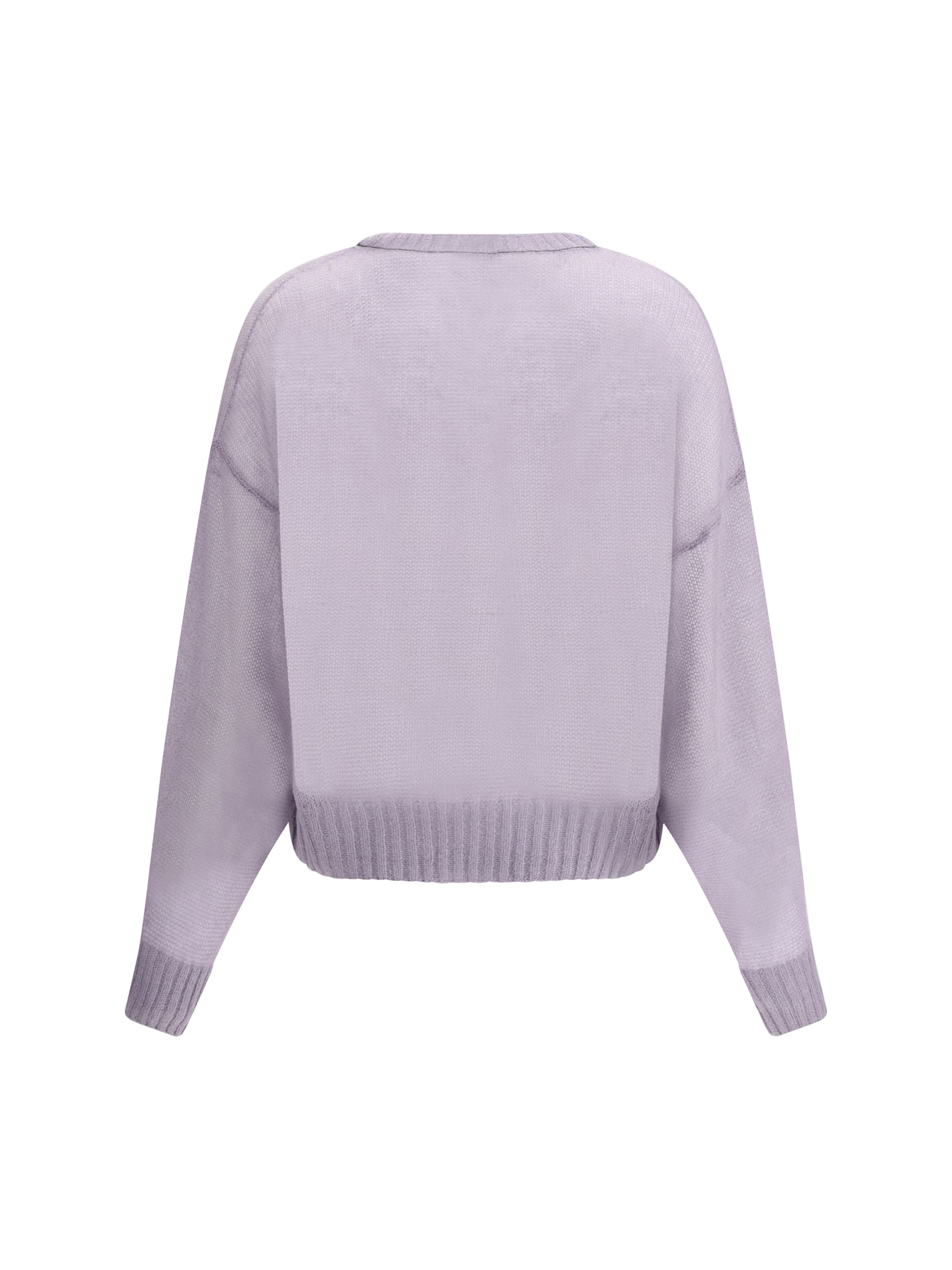 Monili-embellished sweater - Purple