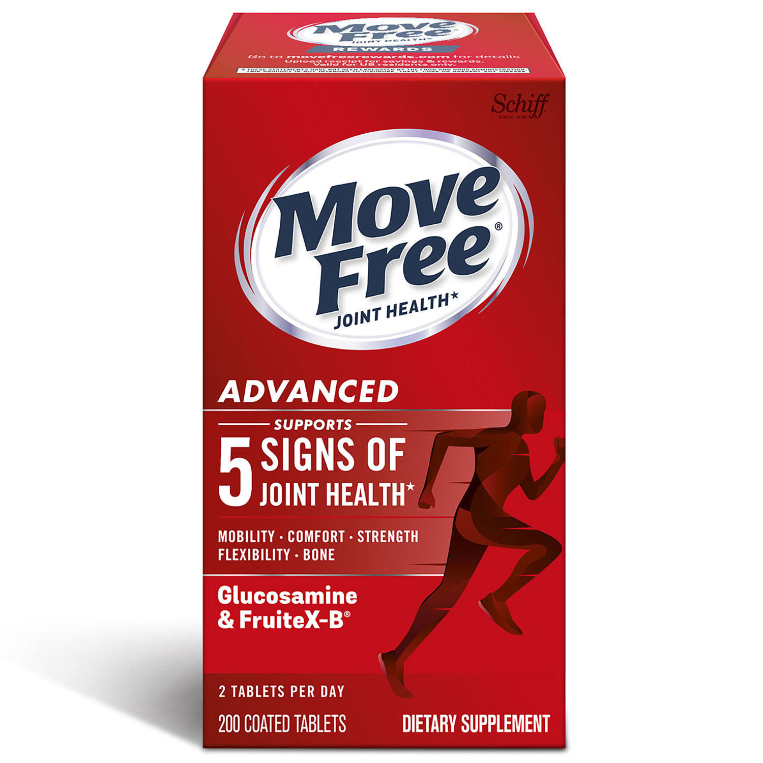 Advanced Glucosamine Joint Health Support Supplement Tablets