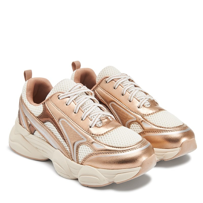 Kids' J-Radley Sneaker Little/Big Kid Shoes (Rose Gold/White)