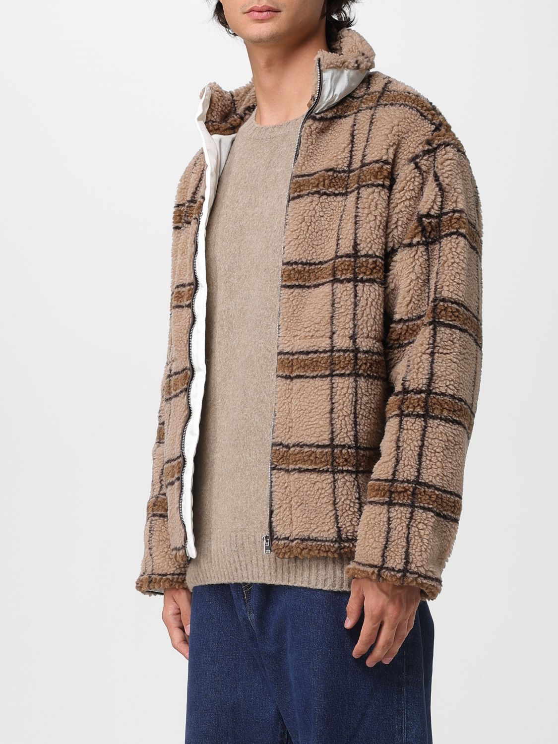 Jacket Men color Green