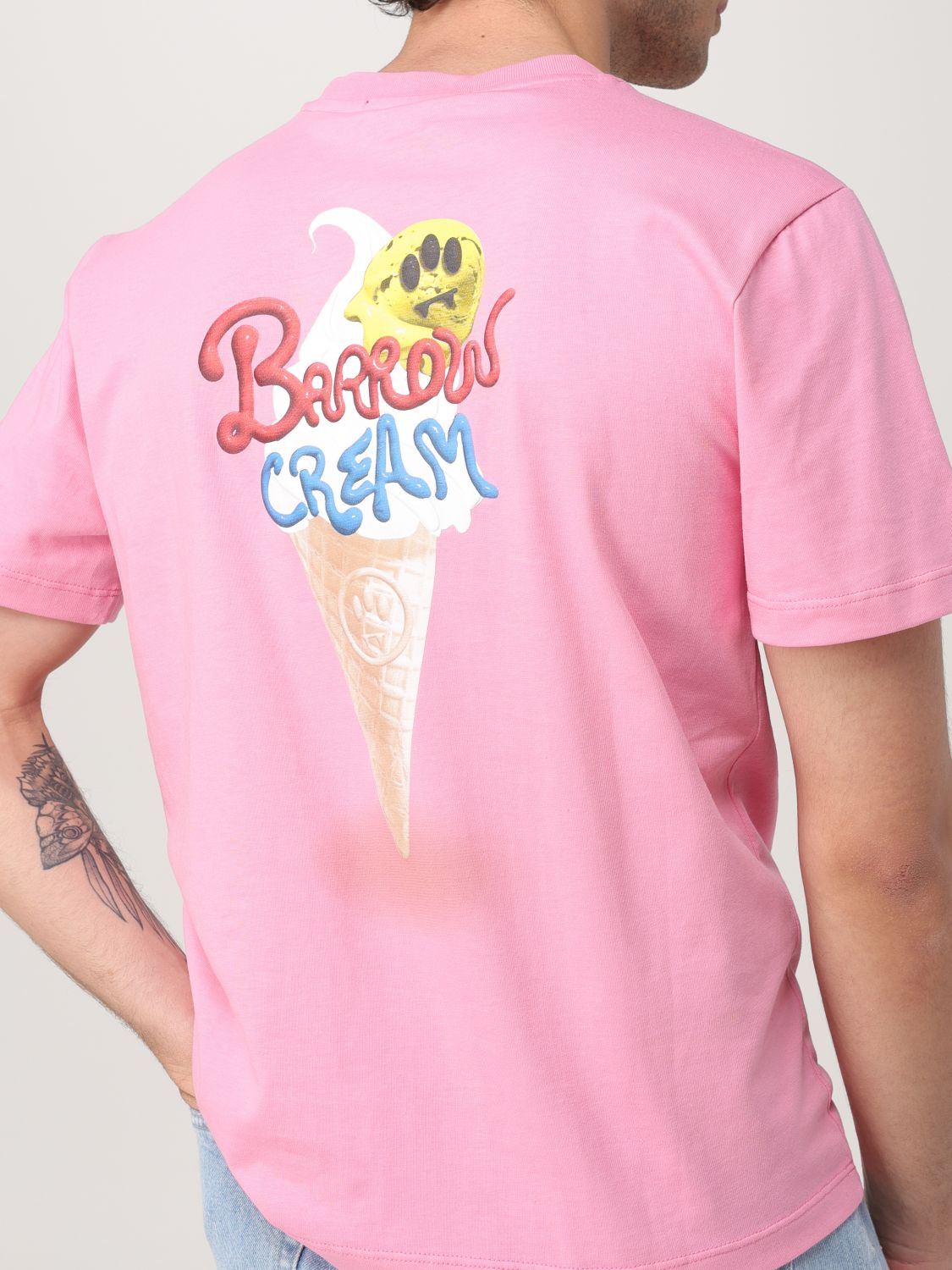 T-Shirt BARROW Men color Pink