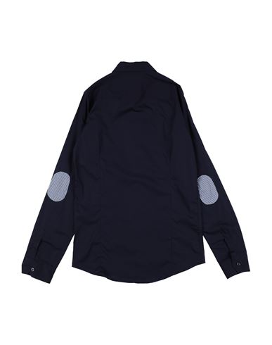 Kid Boy Shirt Midnight blue Size 16 Cotton, Elastane