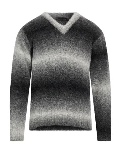 Man Sweater Grey Size 36 Baby alpaca wool, Nylon