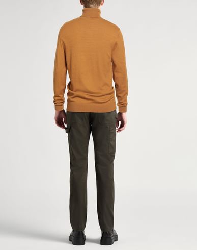 Man Turtleneck Marigold Size 3XL Wool, Cotton, Viscose, Polyamide, Cashmere