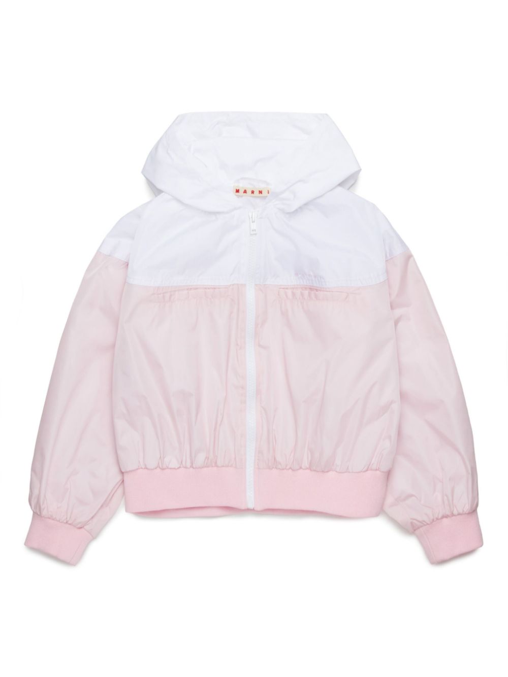 Logo-embroidered bomber jacket - Pink