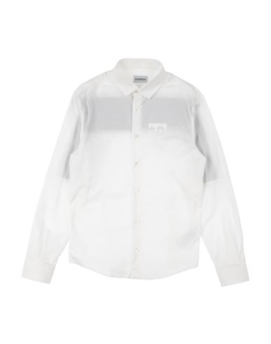 Bikkembergs Kid Boy Shirt White Size 16+ Cotton, Elastane