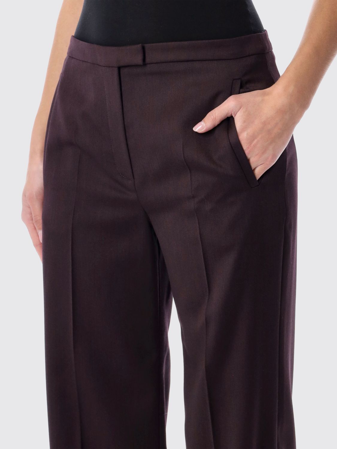 Pants Woman color Violet