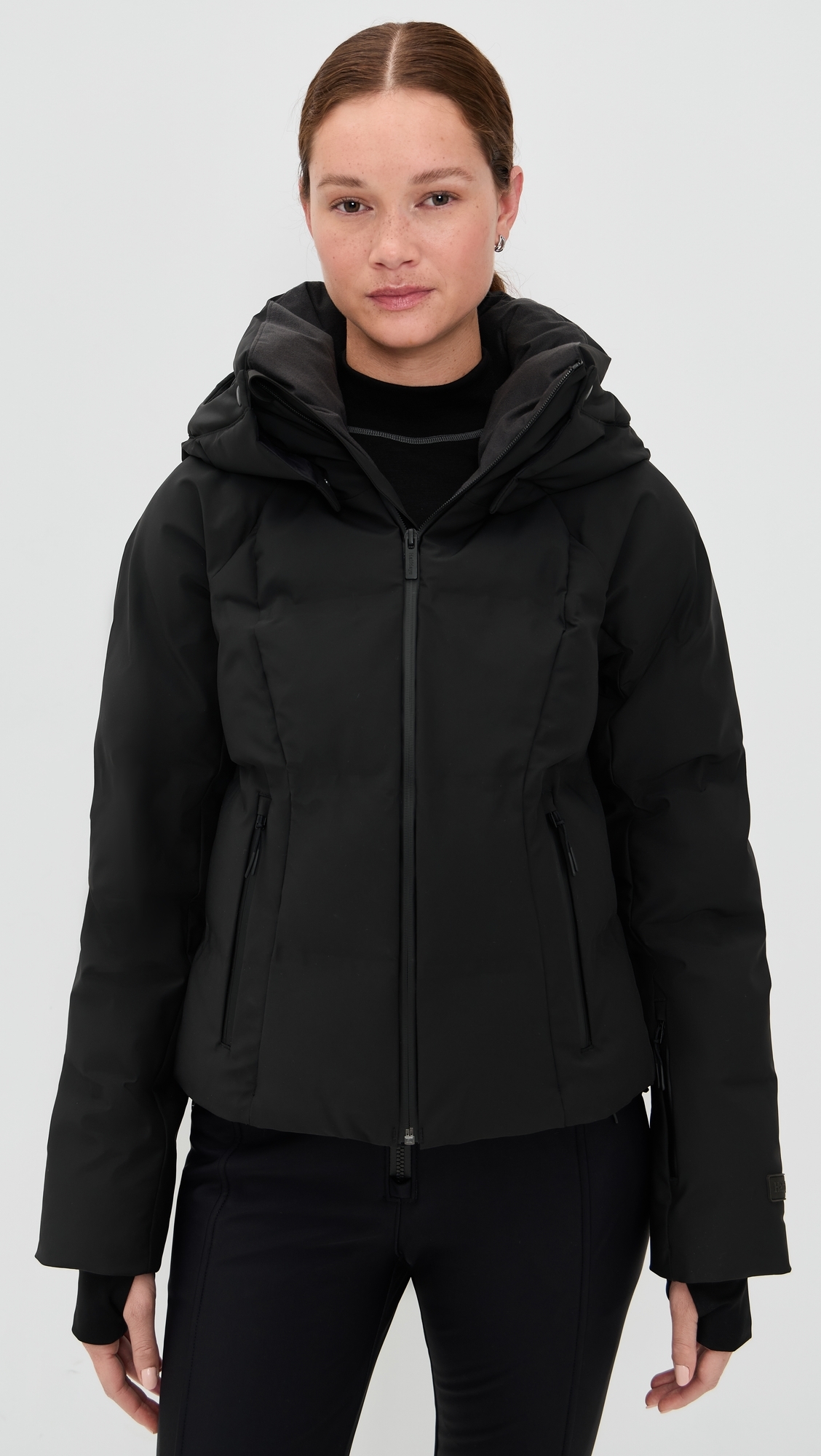 Georgie Puffer Jacket Black