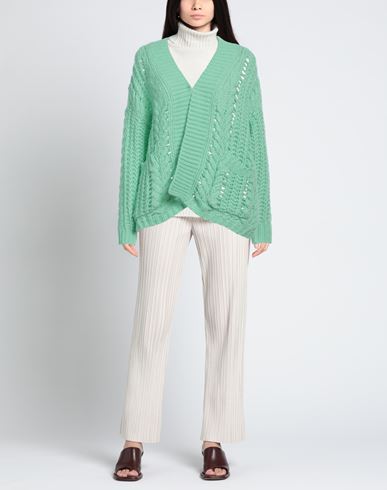 Hemisphere Woman Cardigan Light green Size XS Cashmere, Cotton