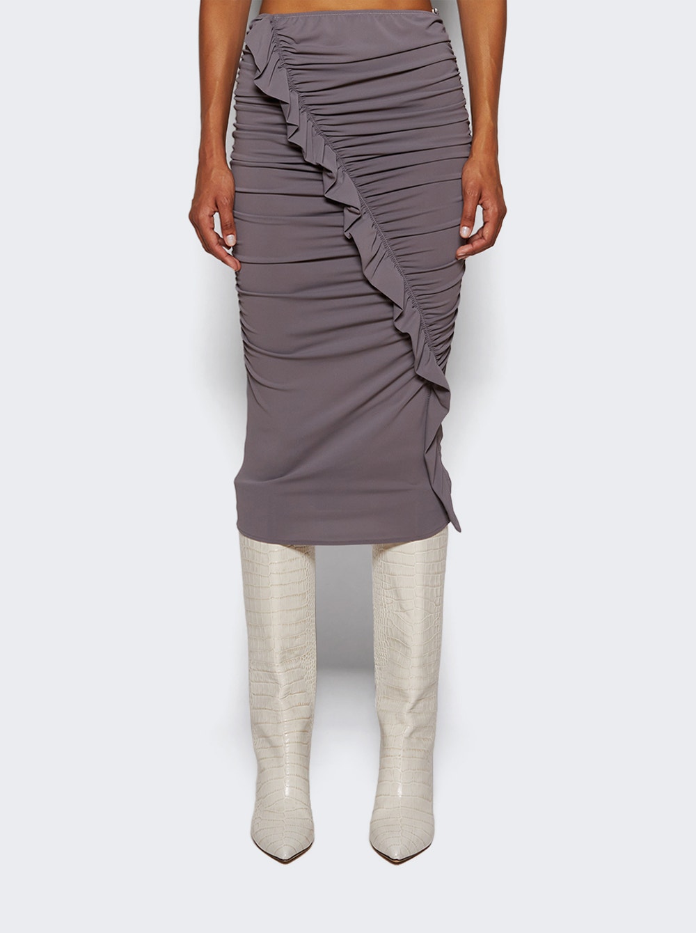 Ruffled skirt - Purple