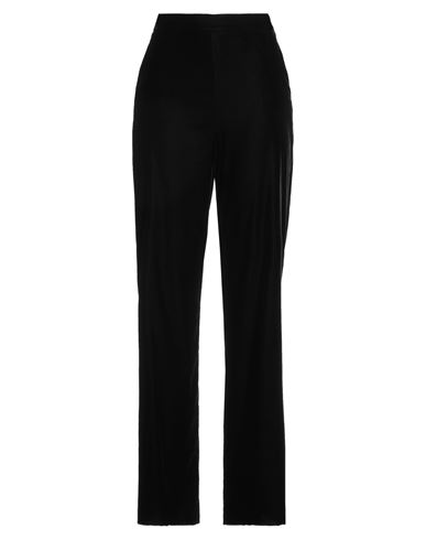 Woman Pants Black Size 8 Polyester, Elastane