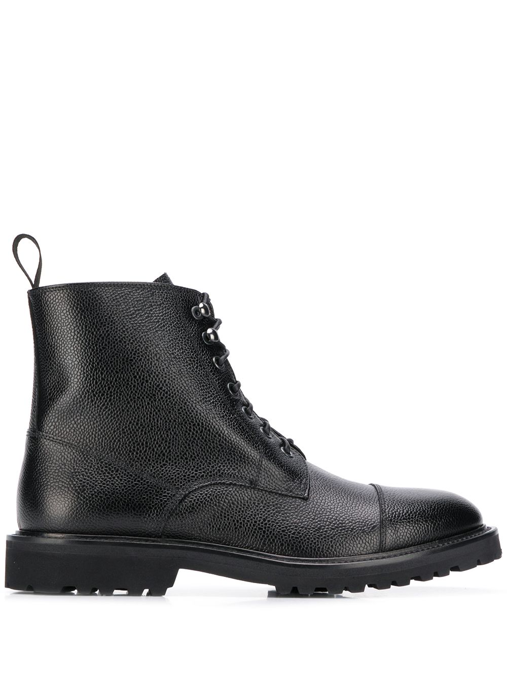 Jackie grain ankle boots - Black