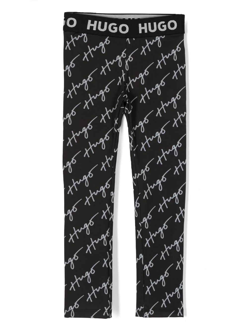 Logo-print leggings - Black