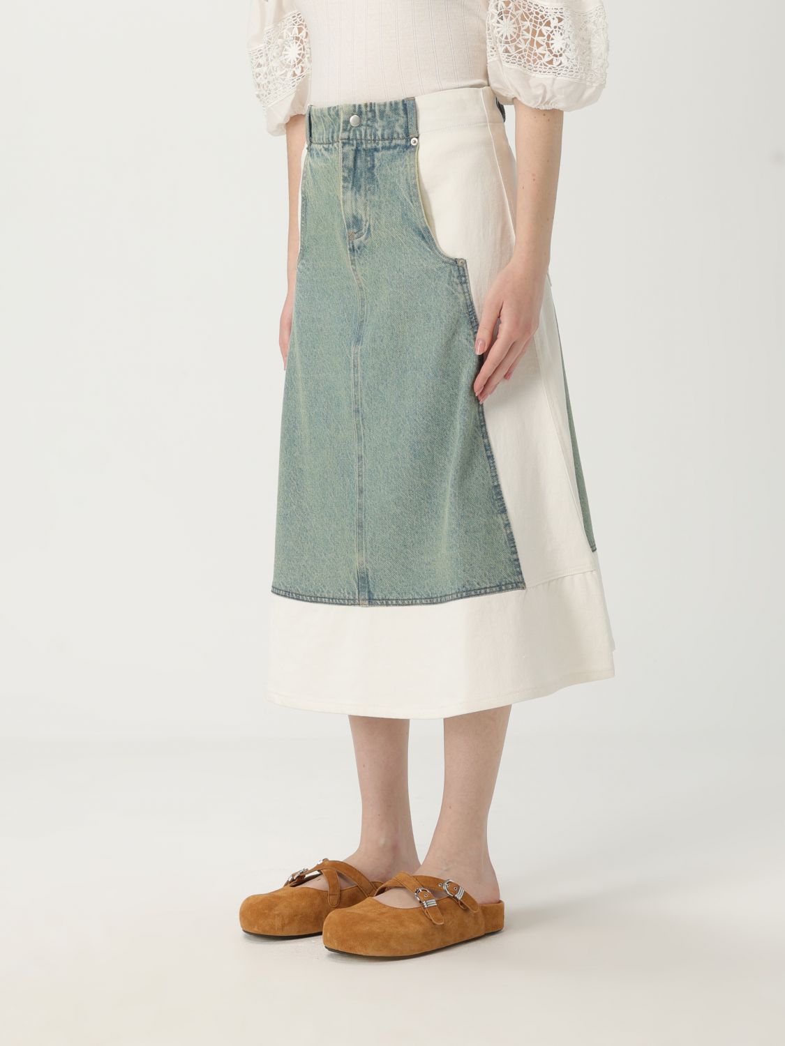 Skirt Woman color Blue