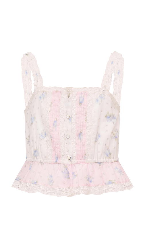 LoveShackFancy Tween Jessamine Top in Pink. 10. Also , 14, 7