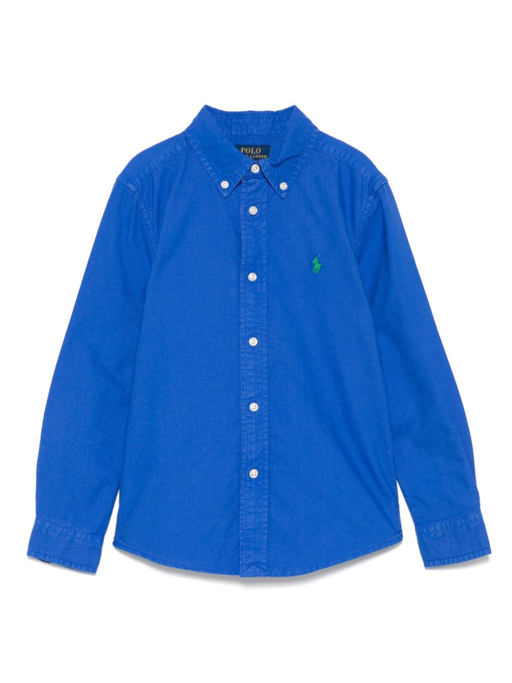 Polo Pony-embroidered shirt - Green