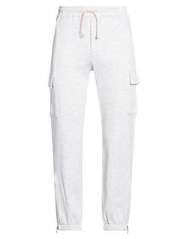 Platinum Man Pants Light grey Size M Cotton, Polyamide