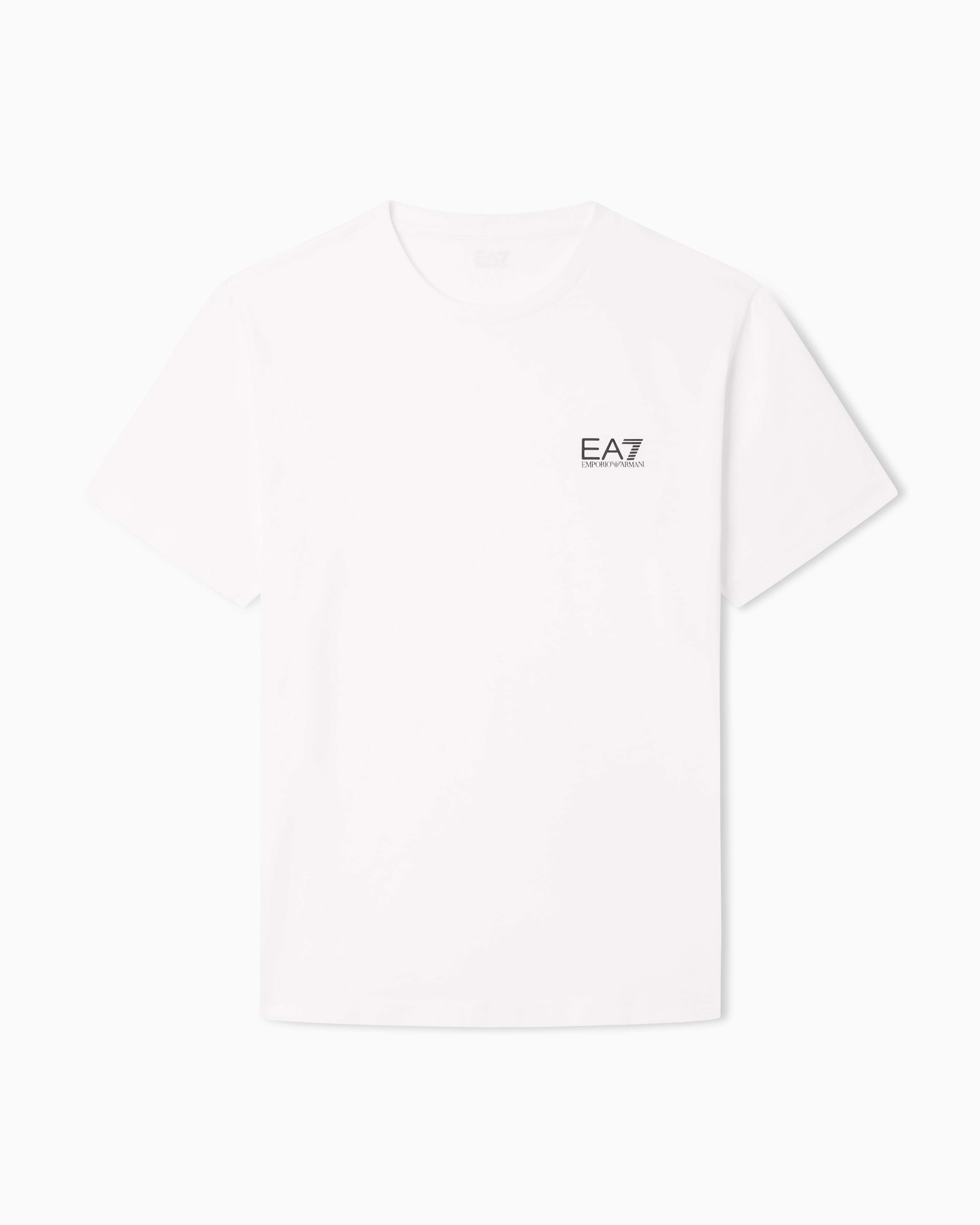 Cotton shirt in Pima jersey with crew neck Core Identity
