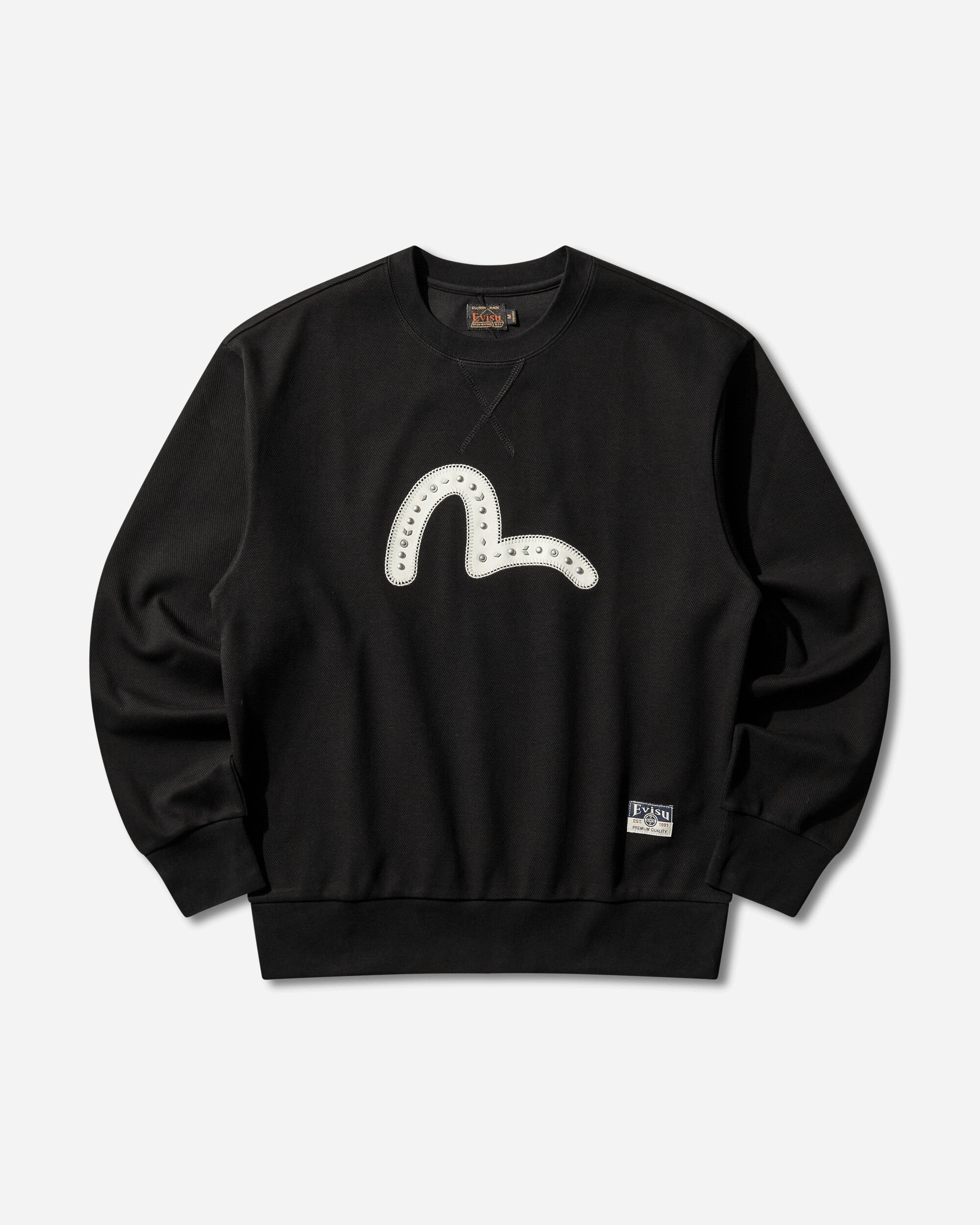 Men s Seagull Rivet Sweatshirt Black