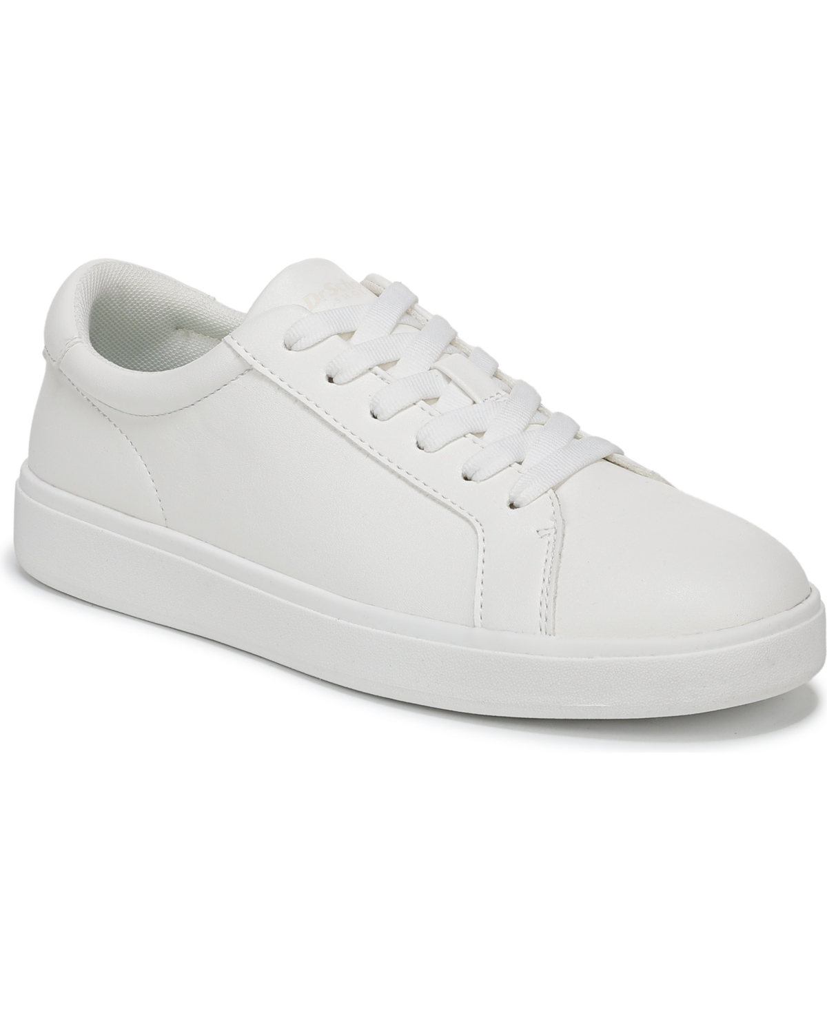 Women's Vivienne Lace-Up Sneakers - White Faux Leather
