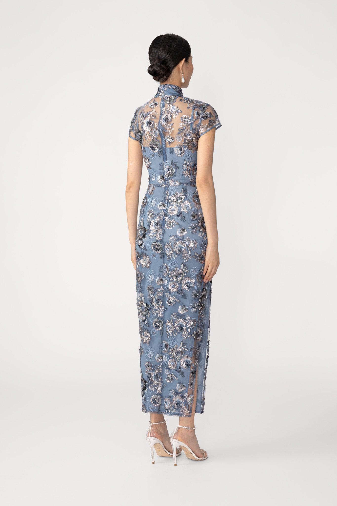 Adriana Embroidered Midi Dress