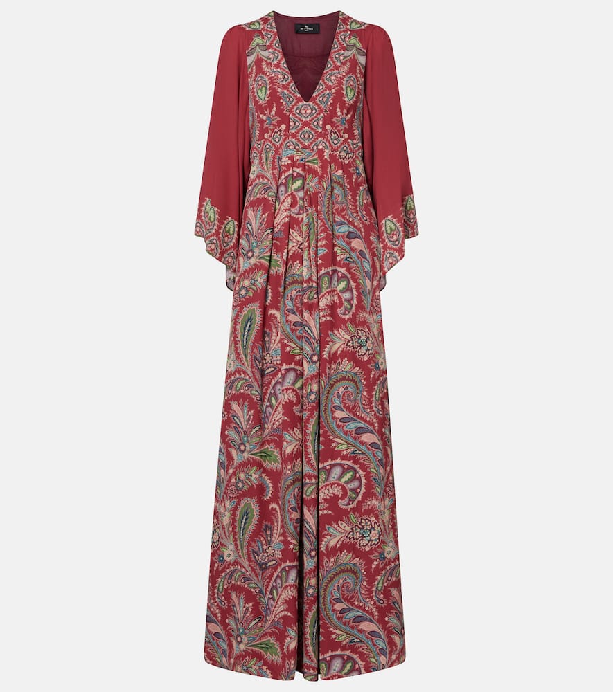 Paisley maxi dress