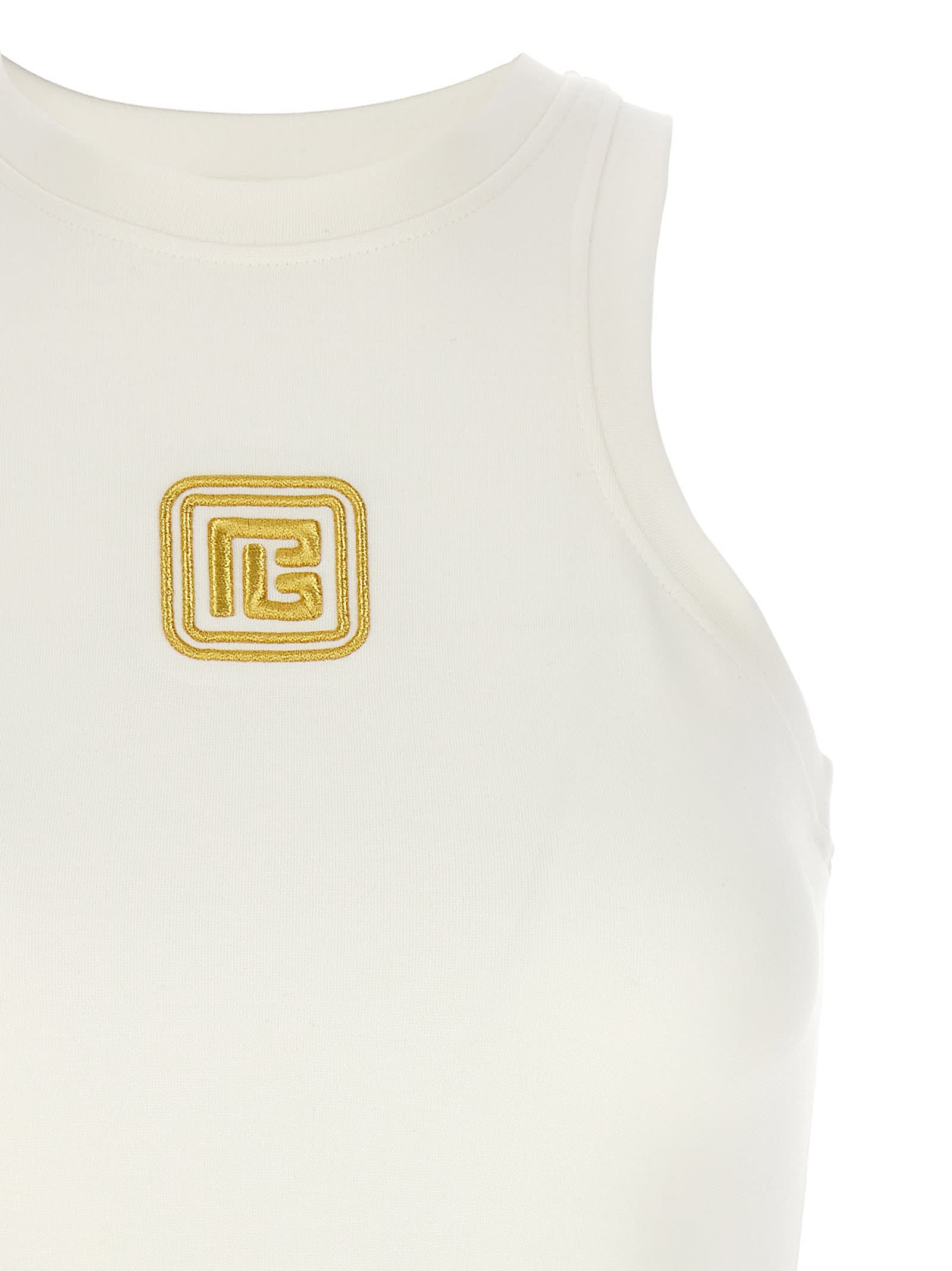 Logo Embroidery Tank Top