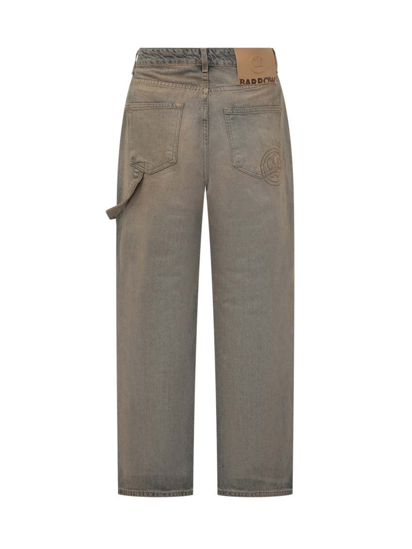 Blue Relaxed Mid Rise Jeans
