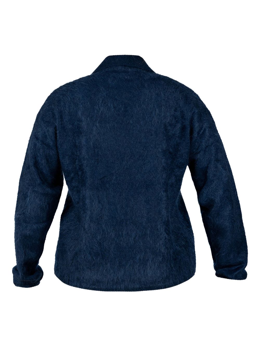 Brushed-finish sweater - Blue