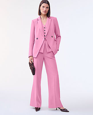 Ann Taylor The Petite Cutaway Blazer in Fluid Crepe