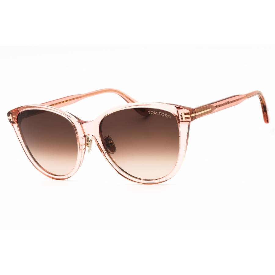 Brown Gradient Oval Ladies Sunglasses FT1055-K 72F 57