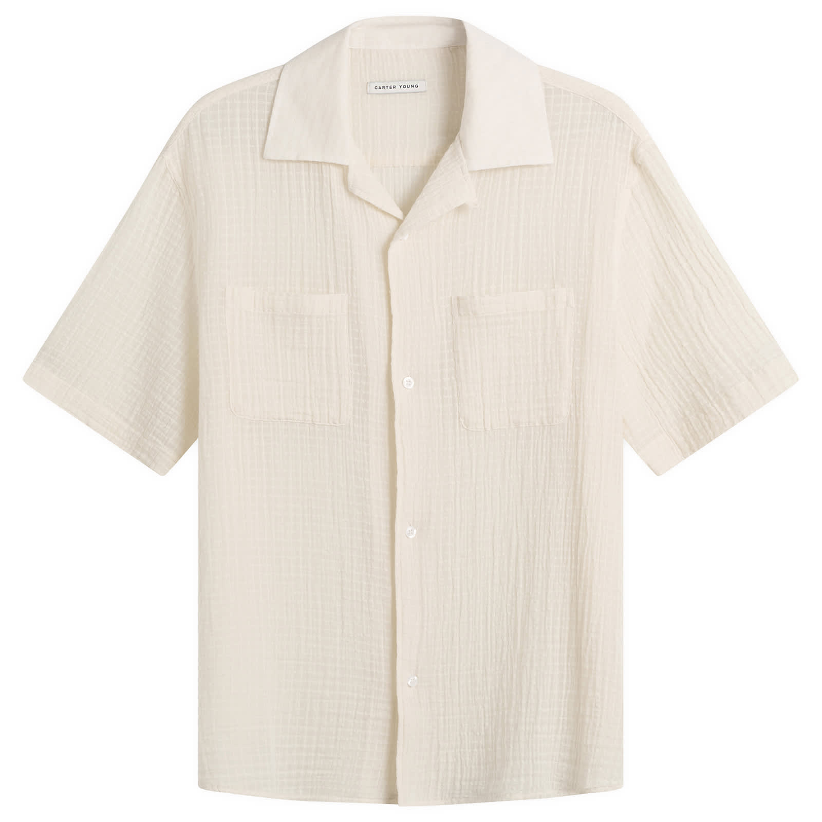 Men's Luis Shirt in Cream Check