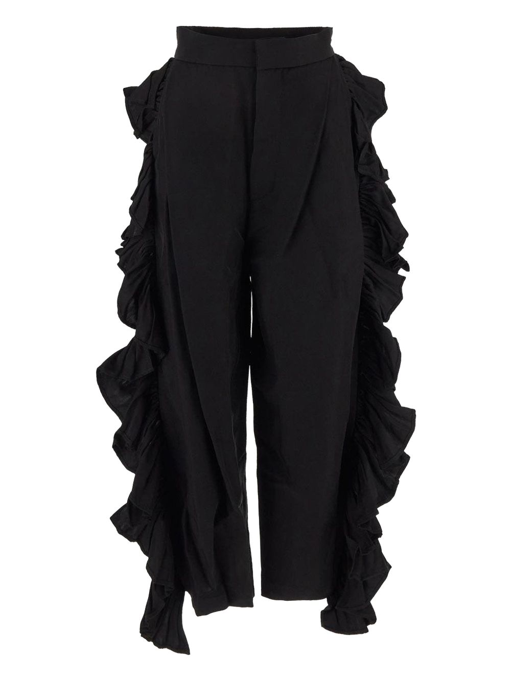 Uma Wang ruffled trousers - Black