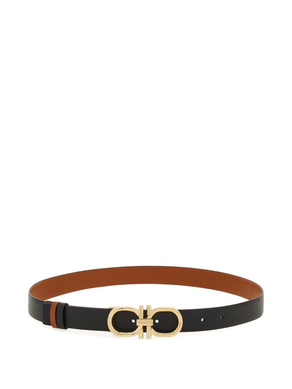 Gancini Leather Belt