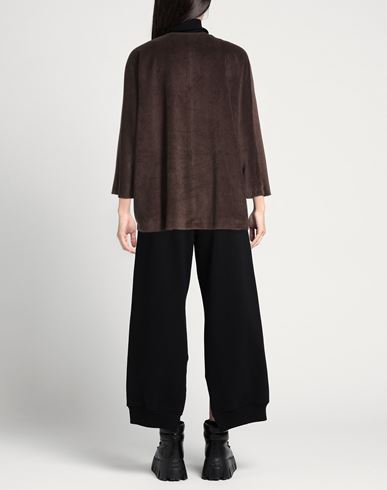 Woman Jacket Dark brown Size S/M Polyester, Nylon, Elastane