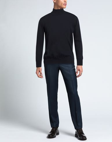 Man Turtleneck Midnight blue Size 44 Virgin Wool