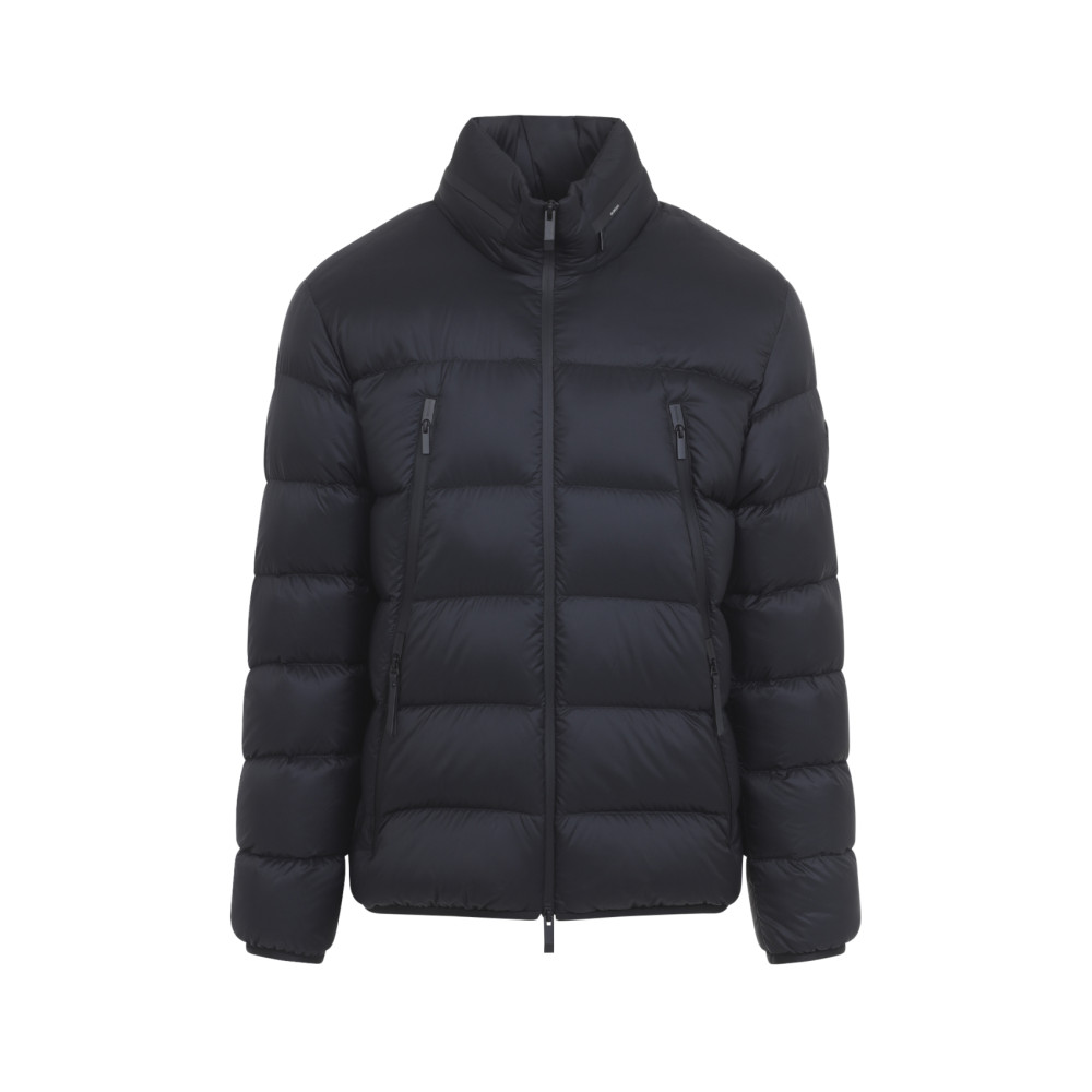 Black Regular Quilted Jacket