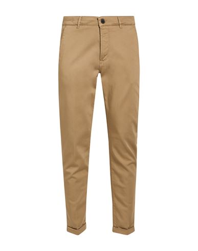 Man Pants Khaki Size 35 Cotton, Polyester, Polyamide, Elastane