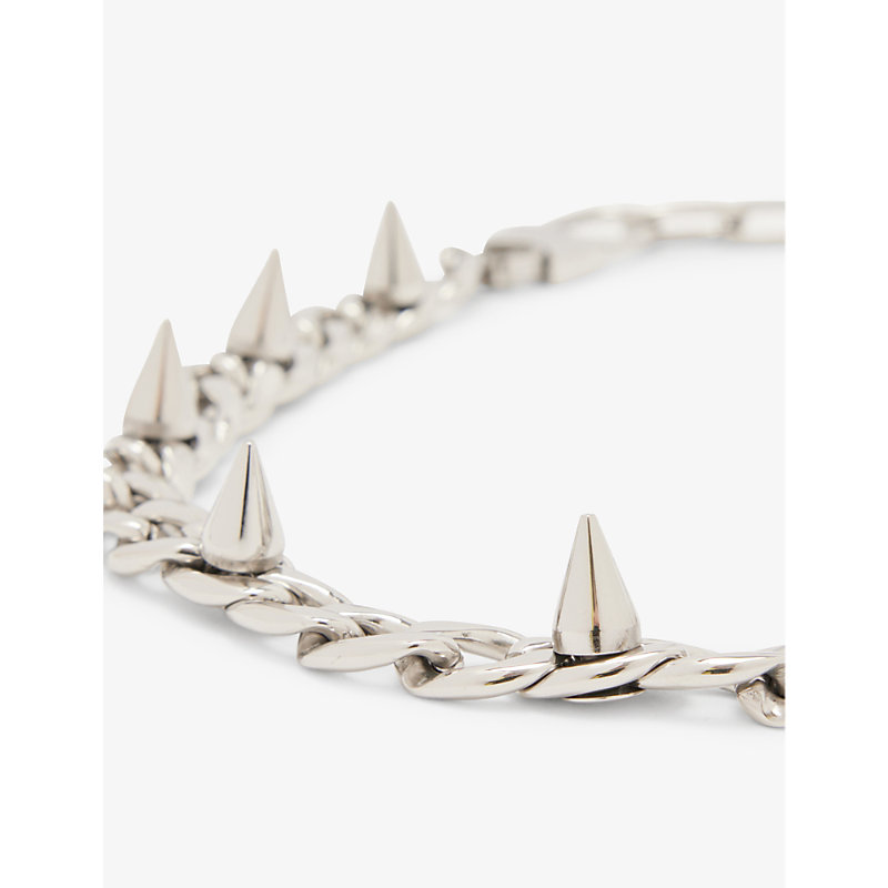 Mens Stainless Steel Frenzy Recycled-stainless Steel Necklace 30CM