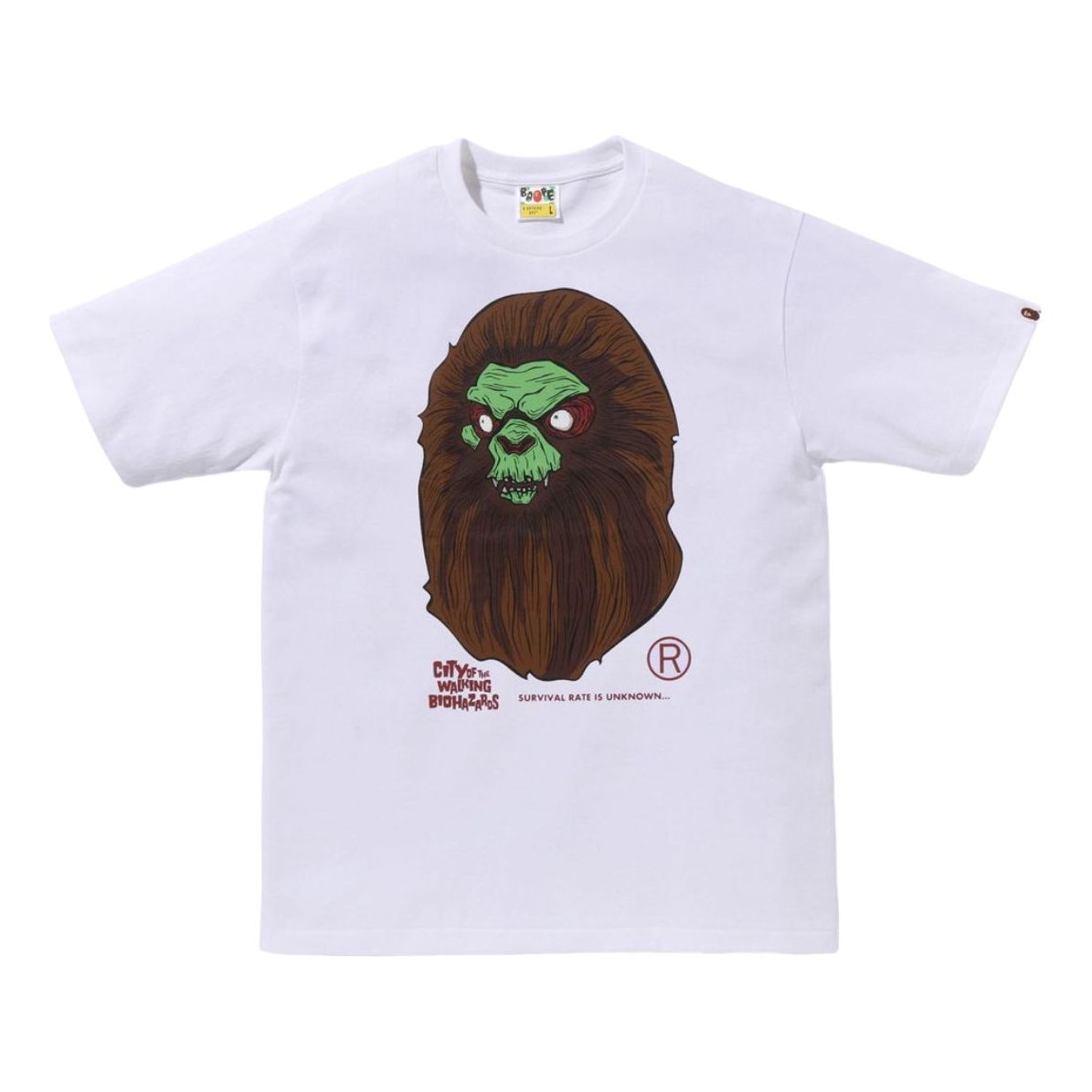 Horror Mad Face Tee 'White'