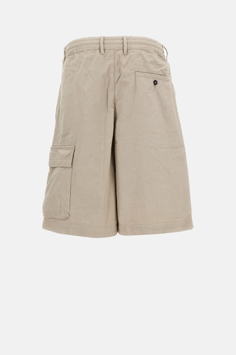 Beige Boxy Shorts