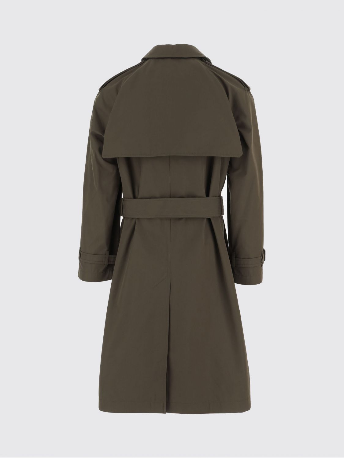 Coat Men color Green